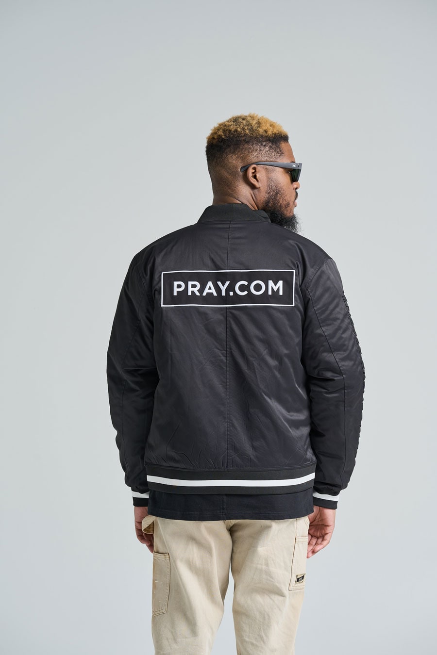 PRAY.COM Bomber Jacket