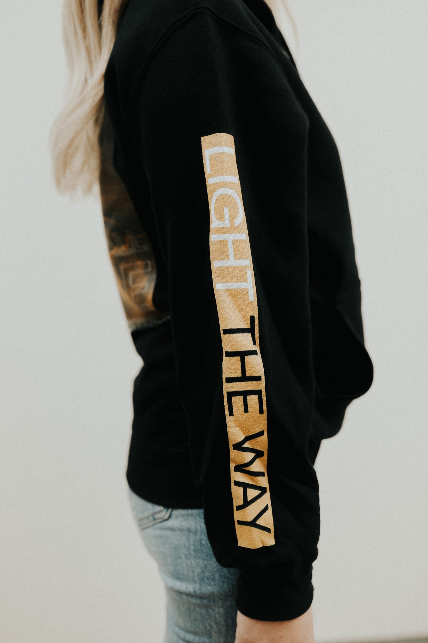 PRAY Light The Way Premium Hoodie